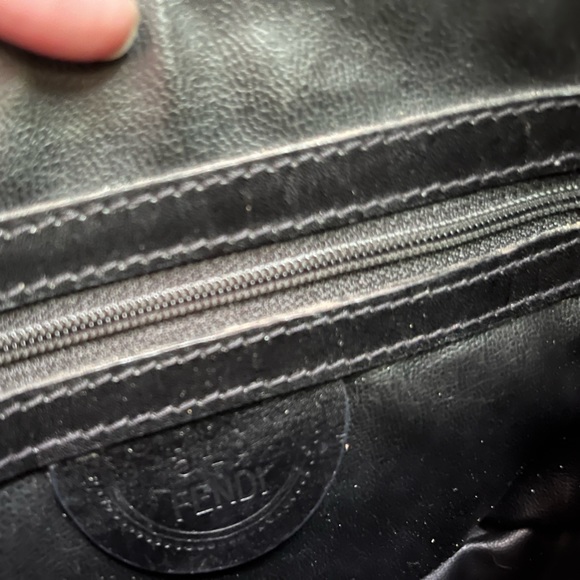 🎉HP🎉FENDI Vintage Leather Janus Mini Dome Bag - Picture 10 of 14